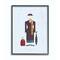 Stupell Industries Mary Poppins Fashion Design Wall Accent with Black Frame